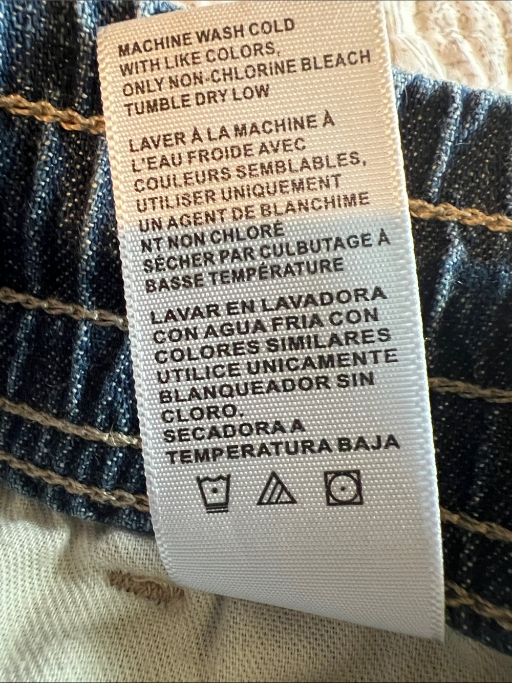 James Perse Denim Cargo Pants Full‑Length Relaxed Fit Drawstring Waist Size 3 - Picture 10 of 16